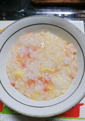 鮭フレークと卵のお粥さん-レシピのメイン写真