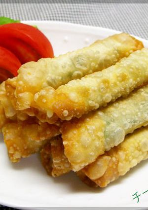チーズのｻｸｻｸ包み揚げ-レシピのメイン写真