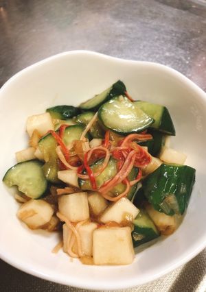 きゅうりと大根とカニカマの香味和え-レシピのメイン写真