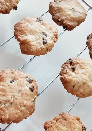 素朴☆オートミールチョコクッキー-レシピのメイン写真