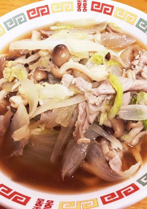 簡単！野菜多めで健康☆生姜風味肉うどん-レシピのメイン写真
