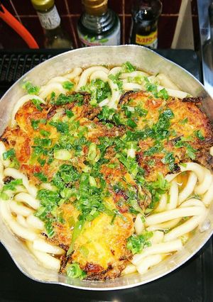 斬新！かき揚げのうどん-レシピのメイン写真
