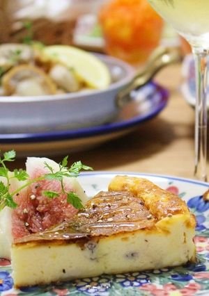 3種チーズのおつまみチーズケーキ-レシピのメイン写真