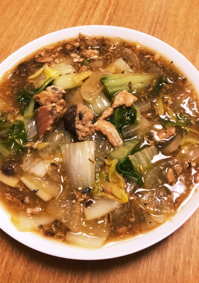 白菜大根とサバの簡単トロッと煮-レシピのメイン写真