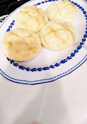 メロンパン、クッキー生地-レシピのメイン写真