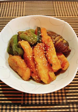☆豚ロースと夏野菜の南蛮漬け☆-レシピのメイン写真