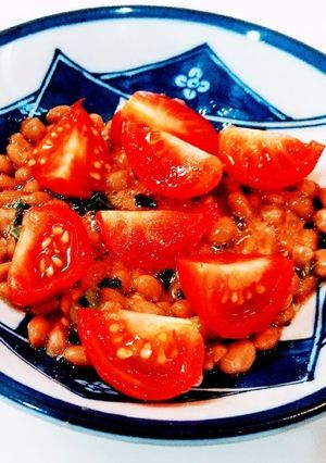 野菜濃いめの♪トマト納豆♪-レシピのメイン写真