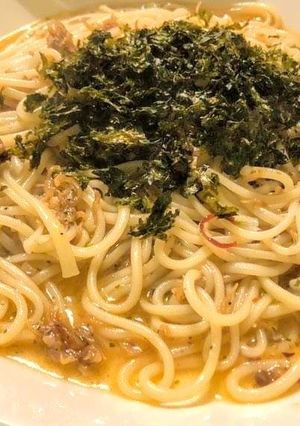ちりめん山椒で五島うどんペペロンチーノ-レシピのメイン写真