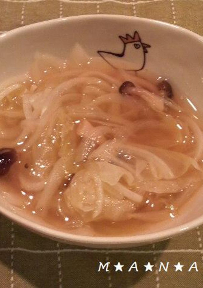 白菜とキノコのだし煮-レシピのメイン写真
