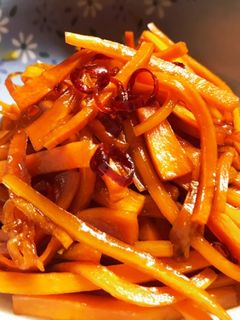 簡単!大量消費!人参のきんぴら♪-レシピのメイン写真