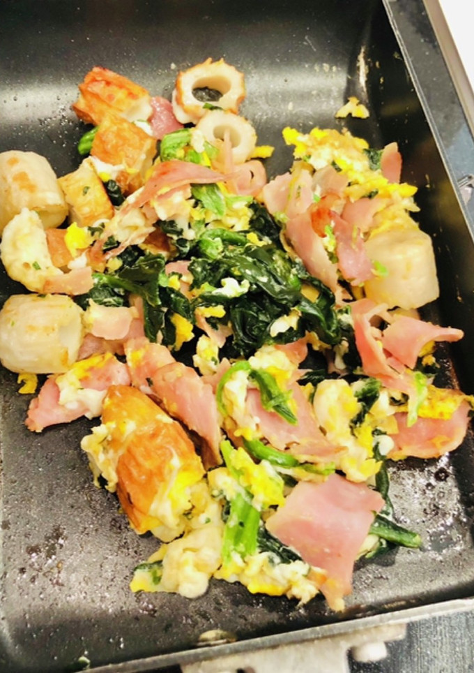 簡単♪ベーコンほうれん草と卵炒め☆お弁当-レシピのメイン写真