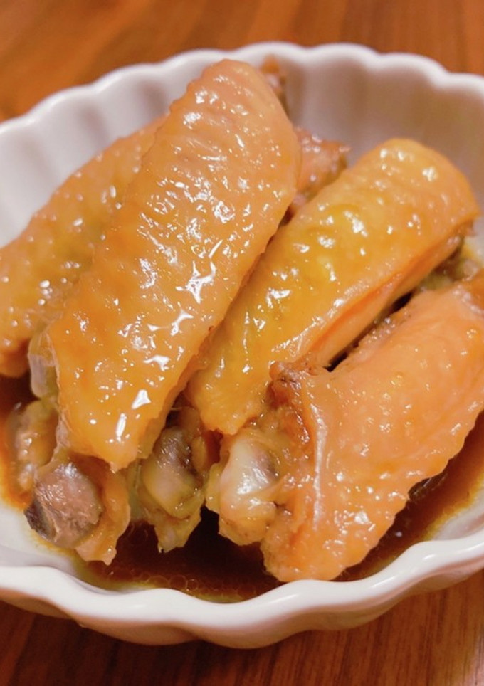 煮るだけ簡単！手羽中の甘辛煮-レシピのメイン写真