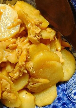 長芋と舞茸のこってり煮-レシピのメイン写真