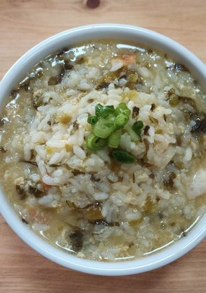 竹輪と高菜の雑炊-レシピのメイン写真