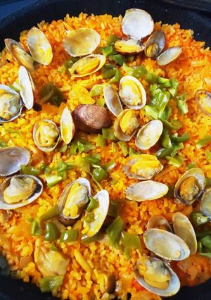 野菜ジュースでフライパンパエリア-レシピのメイン写真