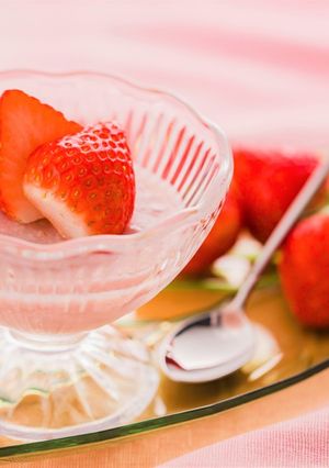 豆腐のデザート！いちごと豆腐のムース-レシピのメイン写真