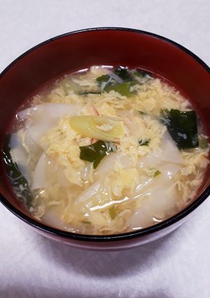 餃子の皮で簡単中華スープ-レシピのメイン写真
