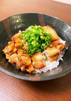 ネギたっぷり☆鶏の照り焼き丼-レシピのメイン写真