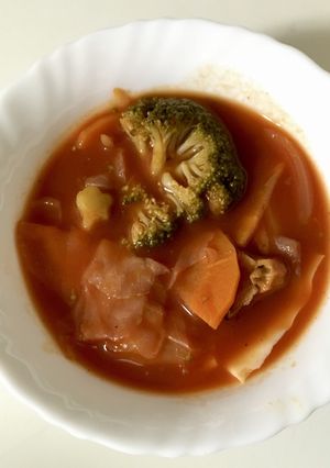 超時短◇野菜ジュースの野菜スープ◇-レシピのメイン写真