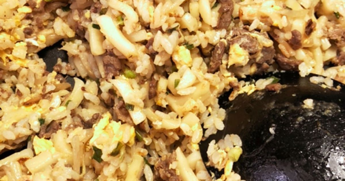 ソバ(うどん)メシ？炒飯？◇簡単自分ご飯 by メガネクタイ