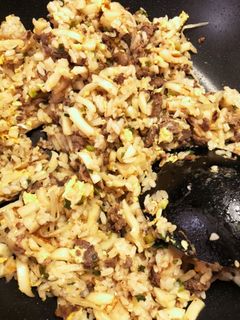 ソバ(うどん)メシ？炒飯？◇簡単自分ご飯 by メガネクタイ