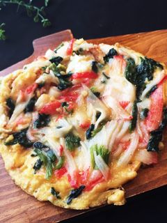 カニカマでかに玉 お弁当に-レシピのメイン写真