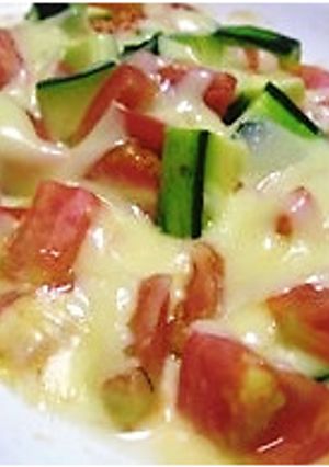 ズッキーニとトマトのチーズ焼き-レシピのメイン写真