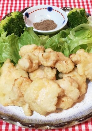 鶏胸肉の柔らか中華風天ぷら-レシピのメイン写真