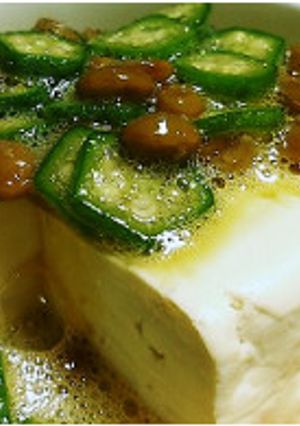オクラ納豆冷奴-レシピのメイン写真