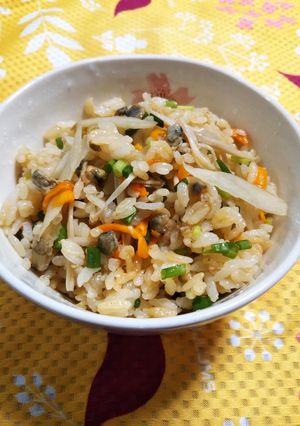 乾燥しじみの炊き込みご飯-レシピのメイン写真