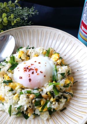 アジア風ニラ玉チャーハン♪-レシピのメイン写真