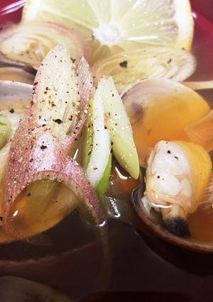 あさりとレモンのお吸い物-レシピのメイン写真