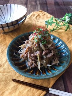 『ピーラーで♡』牛肉とごぼうの甘辛煮-レシピのメイン写真