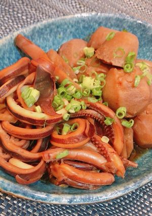 基本のイカと里芋の煮物♡-レシピのメイン写真