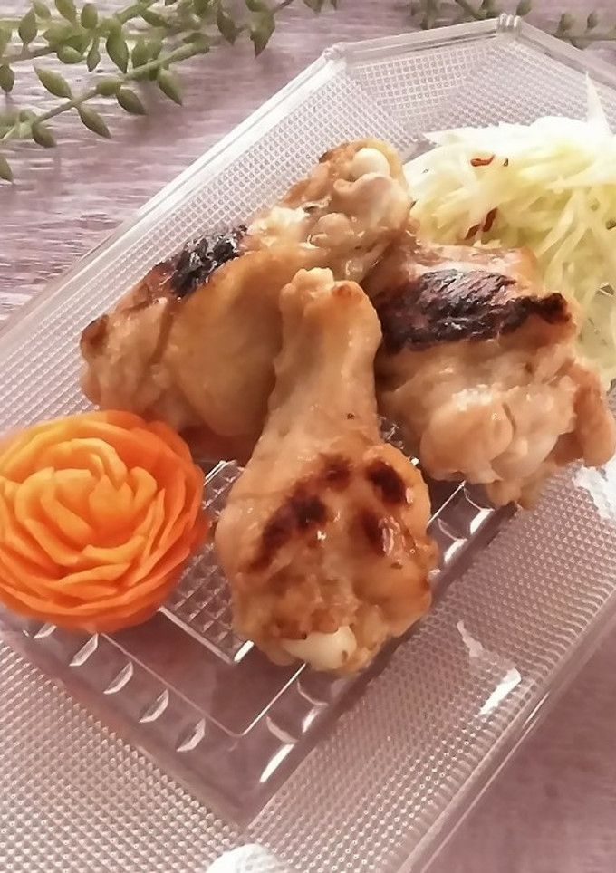焼き鳥　手羽元を使ったタイ風焼き鳥-レシピのメイン写真