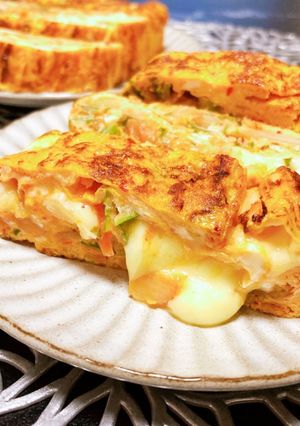 キムチーズ卵焼き♡-レシピのメイン写真