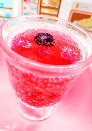ジップロックでベリー酢-レシピのメイン写真