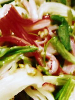 カニカマと水菜のサラダ-レシピのメイン写真