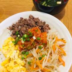 簡単過ぎるビビンバ風丼-レシピのメイン写真