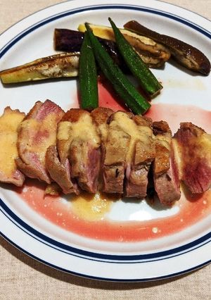 鴨のローストメロンソースがけ-レシピのメイン写真
