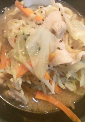 ヘルシーしかもお店の味!味噌ラーメン-レシピのメイン写真