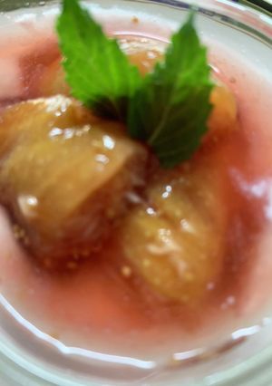 イチジク赤ワイン煮とヨーグルトクリーム-レシピのメイン写真