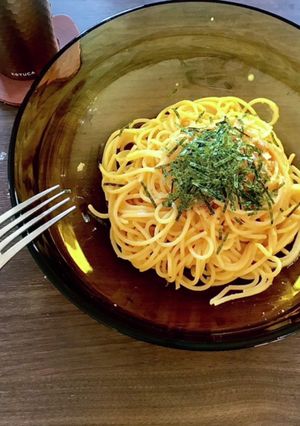 ヨーグルトとたらこの冷製クリームパスタ-レシピのメイン写真