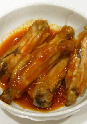 即楽旨 レンチン手羽中ケチャップ煮-レシピのメイン写真