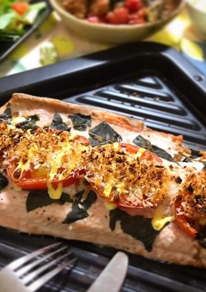 おもてなしに◆秋鮭とトマトのオーブン焼き-レシピのメイン写真