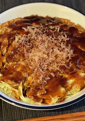 簡単！オートミールお好み焼き-レシピのメイン写真