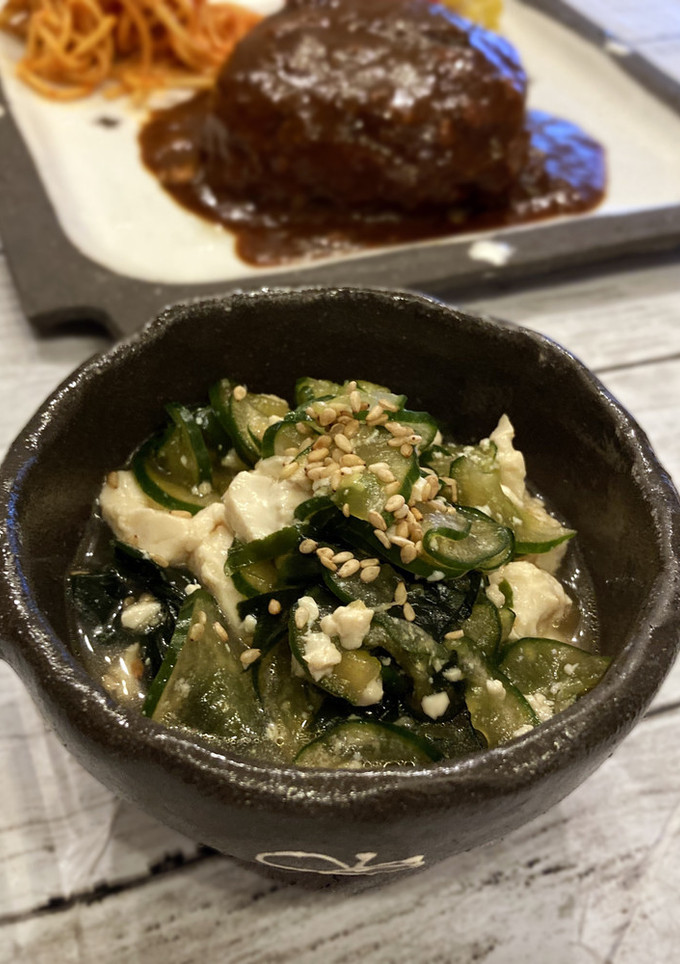きゅうりと豆腐の和え物　☆☆-レシピのメイン写真