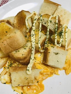 チーマヨ玉子焼き&あとのせバタートースト-レシピのメイン写真