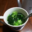 冷凍モロヘイヤと生オクラのスープ