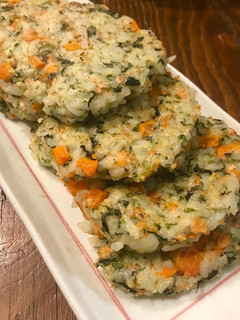 手づかみ離乳食♡栄養満点 鮭おやき-レシピのメイン写真